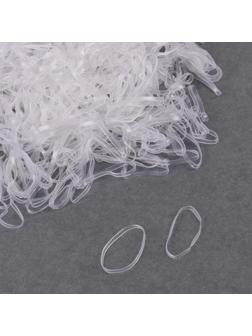Набор парикмахерских резинок для создания прически, d = 2 см, 50 гр, цвет прозрачный