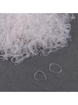 Набор парикмахерских резинок для создания прически, d = 2 см, 100 гр, цвет прозрачный