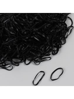 Набор парикмахерских резинок для создания прически, d = 2 см, 50 гр, цвет чёрный