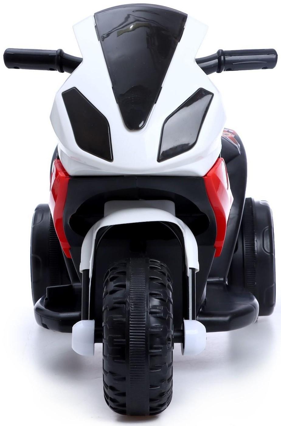 Детский электромобиль «Байк», цвет красный