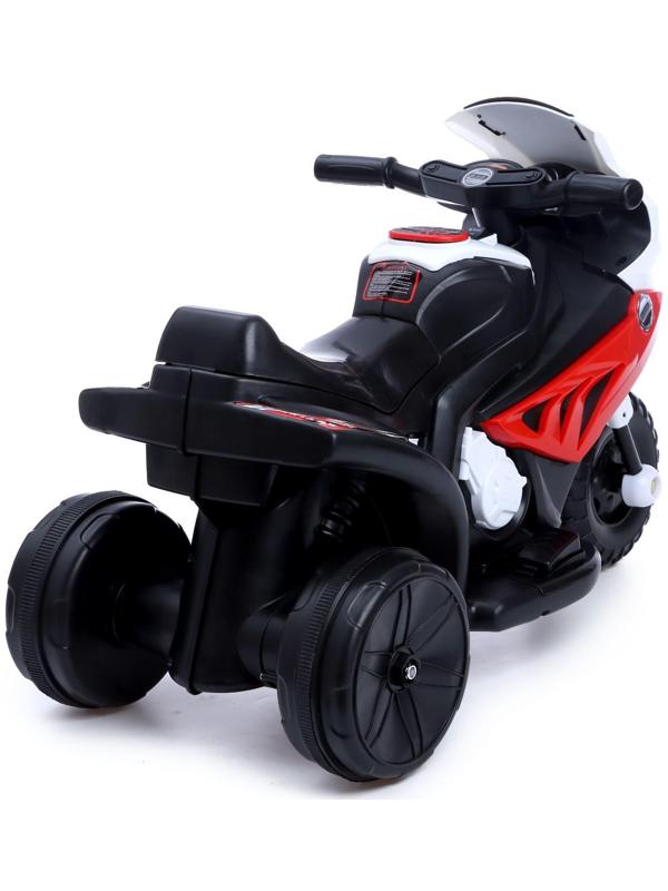 Детский электромобиль «Байк», цвет красный