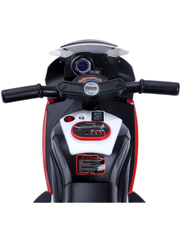 Детский электромобиль «Байк», цвет красный