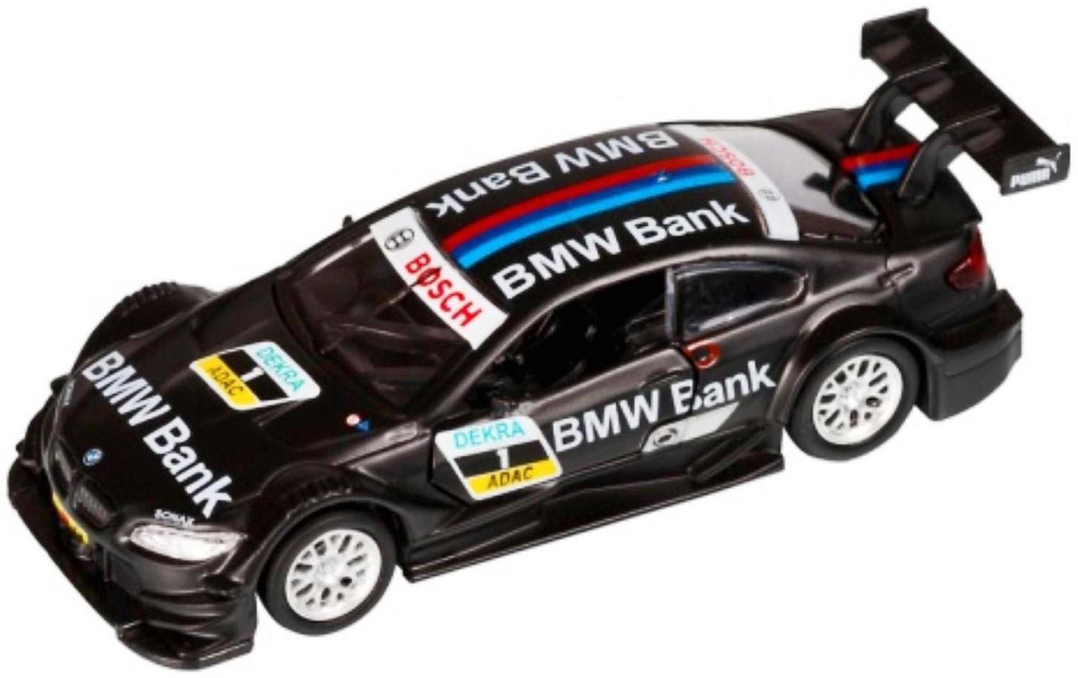 Машина металлическая BMW M3 DTM 1:42, инерция открываются двери, цвет чёрный