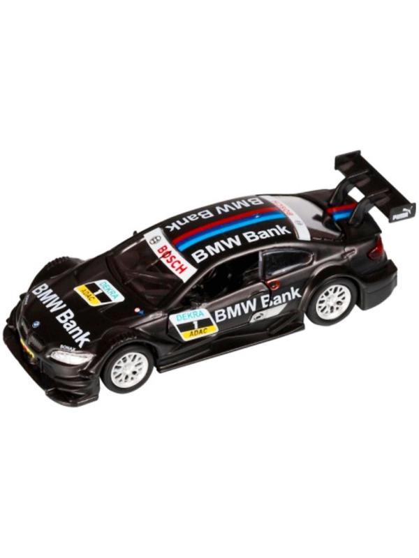 Машина металлическая BMW M3 DTM 1:42, инерция открываются двери, цвет чёрный