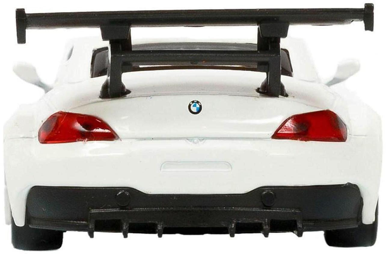 Машина металлическая BMW Z4 GT3 1:38, инерция, открываются двери, цвет белый