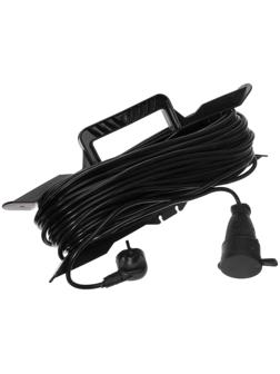 Удлинитель на каркасе 1 розетка, 30м, 10А, ПВС 3х0.75 мм2,c з/к, IP44,