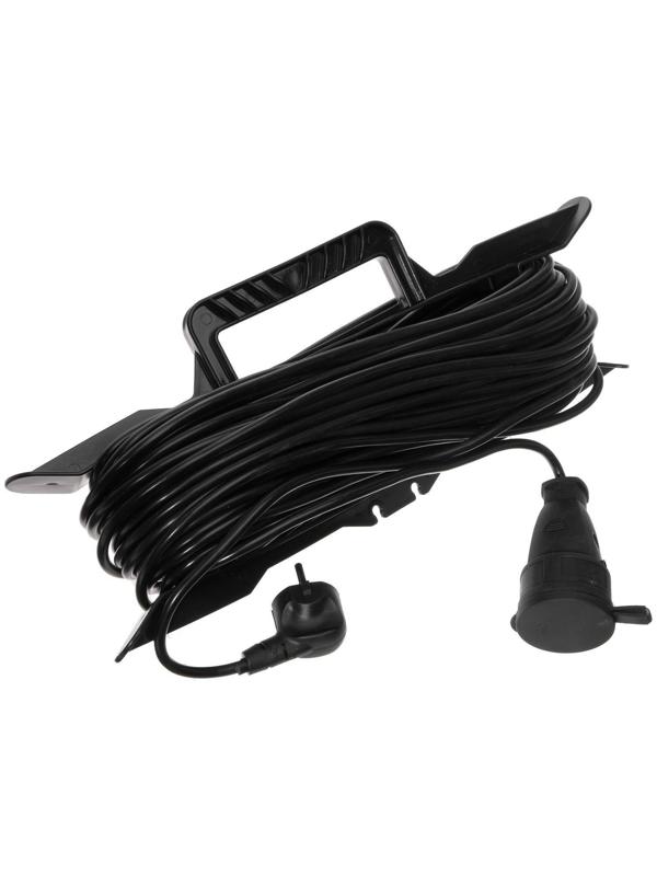 Удлинитель на каркасе 1 розетка, 30м, 10А, ПВС 3х0.75 мм2,c з/к, IP44,