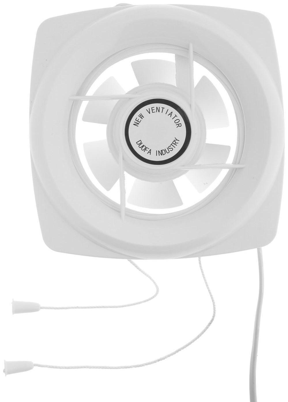 Вентилятор вытяжной ZEIN LOF-05, d=110 мм, 220 В, 20 Вт, с жалюзи, провод