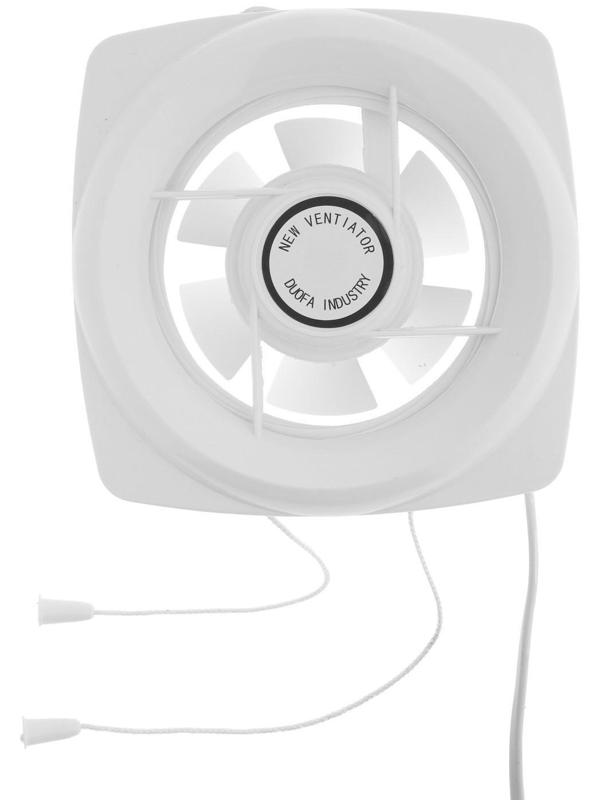 Вентилятор вытяжной ZEIN LOF-05, d=110 мм, 220 В, 20 Вт, с жалюзи, провод