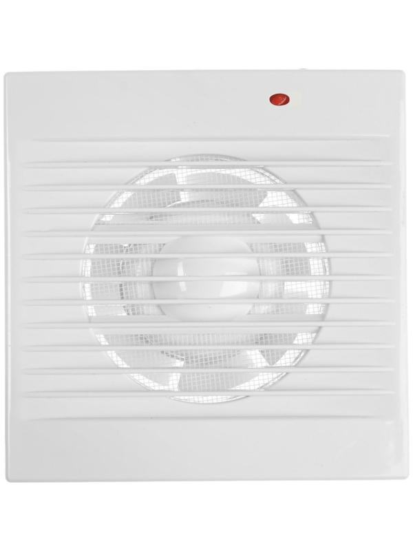 Вентилятор вытяжной ZEIN LOF-01, d=100 мм, 220 В, 15 Вт, москитная сетка, белый