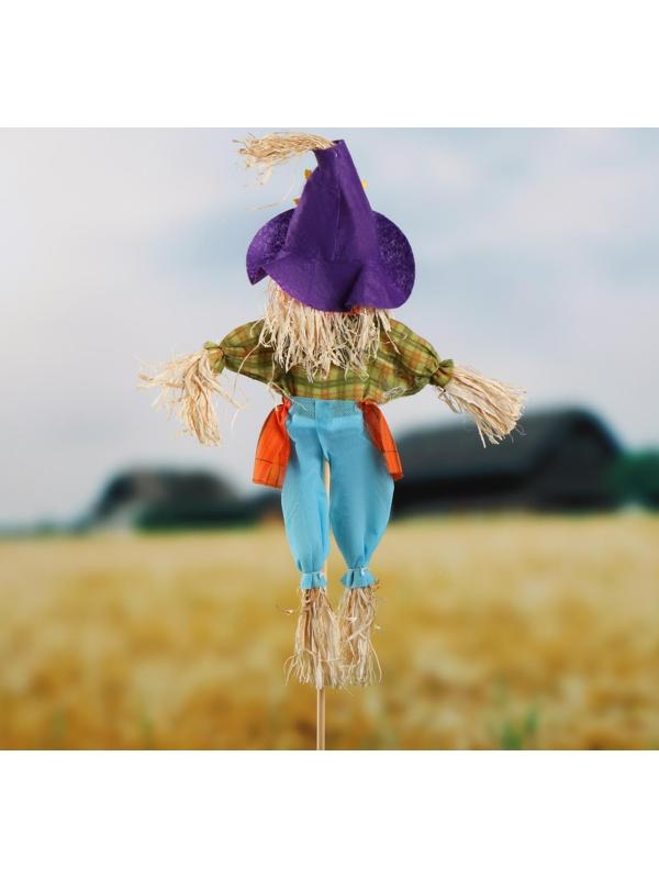 Огородное пугало «Тыква», h = 80 см, МИКС