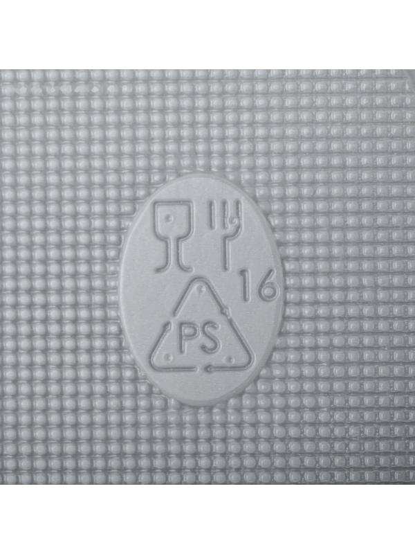 Набор одноразовых тарелок, d=17 см, 10 шт, цвет белый