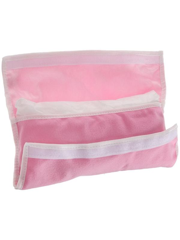 Подушка - накладка ARGO, детская, на ремень безопасности, розовая 29х11х9 см