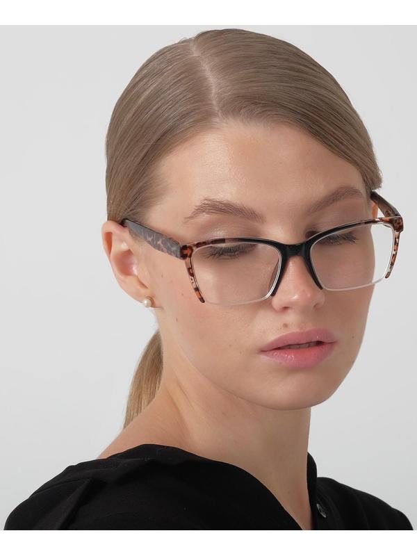 Готовые очки Восток 6636, цвет коричневый, отгибающаяся дужка, -2,5