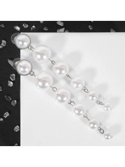 Серьги с жемчугом 