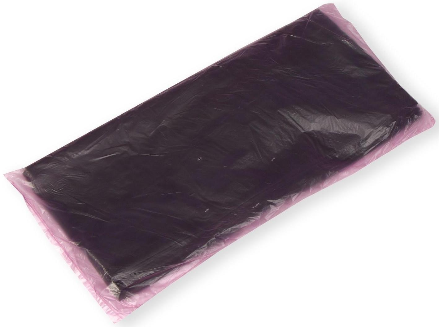 Пакет для рассады, 12 л, 16 × 25 см, толщина 120 мкм, с перфорацией, чёрный