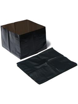 Пакет для рассады, 24 л, 32 × 40 см, полиэтилен толщиной 120 мкм, с перфорацией, чёрный, Greengo