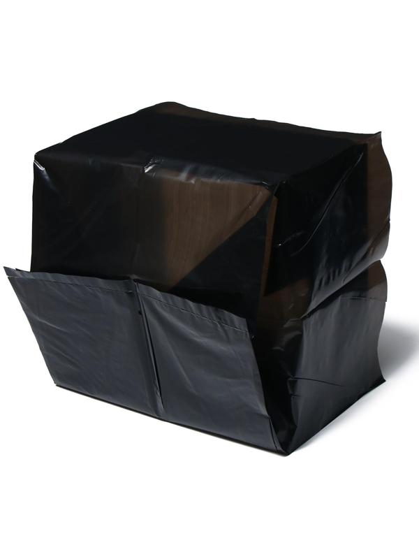 Пакет для рассады, 24 л, 32 × 40 см, полиэтилен толщиной 120 мкм, с перфорацией, чёрный, Greengo