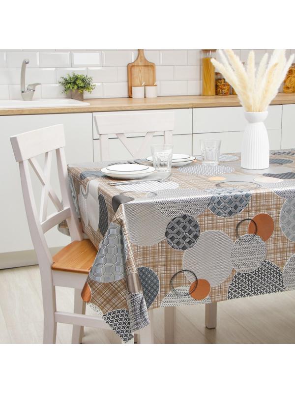 Клеёнка столовая на тканой основе «Конфетти», рулон 20 метров, ширина 137 см