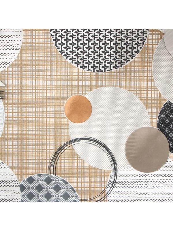 Клеёнка столовая на тканой основе «Конфетти», рулон 20 метров, ширина 137 см