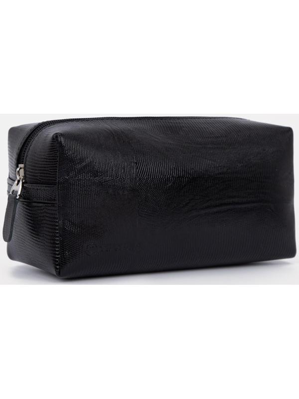 Косметичка на молнии, цвет чёрный