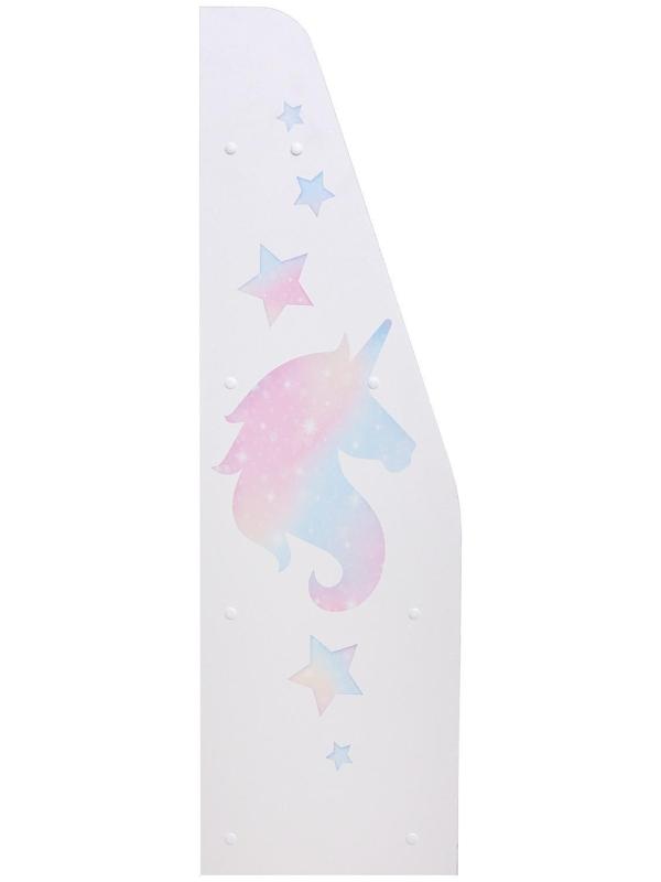 Стеллаж с сужением «Волшебный единорог», три полки