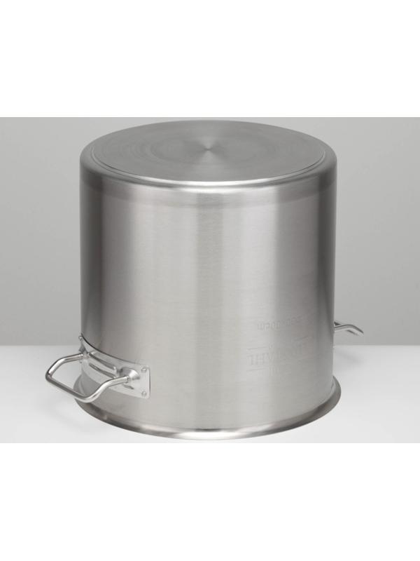 Котёл, 20 л, d=30 см, h=30 см, металлическая крышка, тройное дно, индукция, нержавеющая сталь