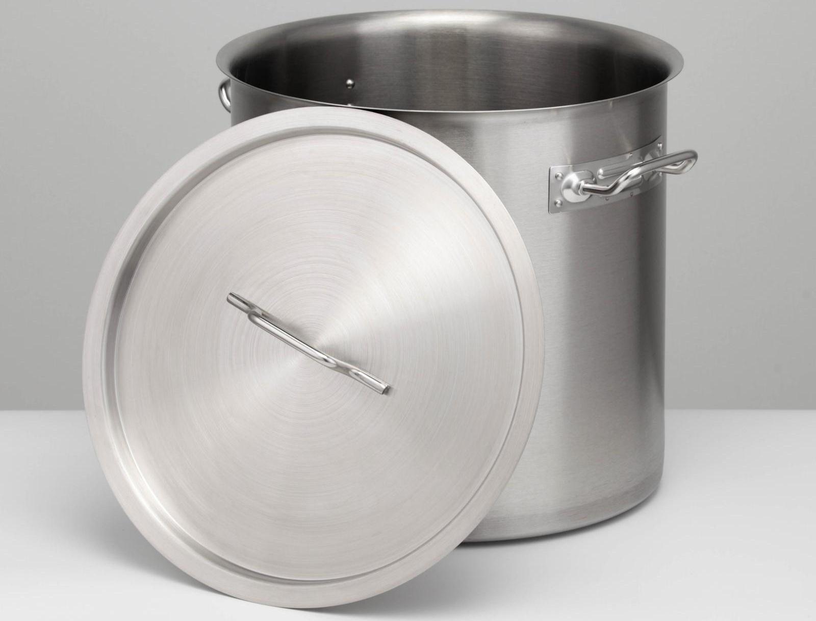 Котёл профессиональный, 25 л, d=32 см, h=32 см, металлическая крышка, тройное дно, индукция