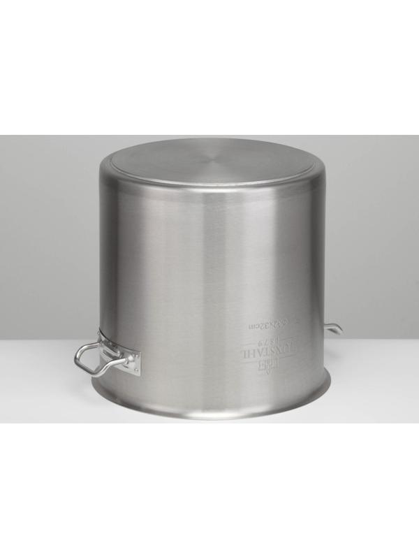 Котёл профессиональный, 25 л, d=32 см, h=32 см, металлическая крышка, тройное дно, индукция