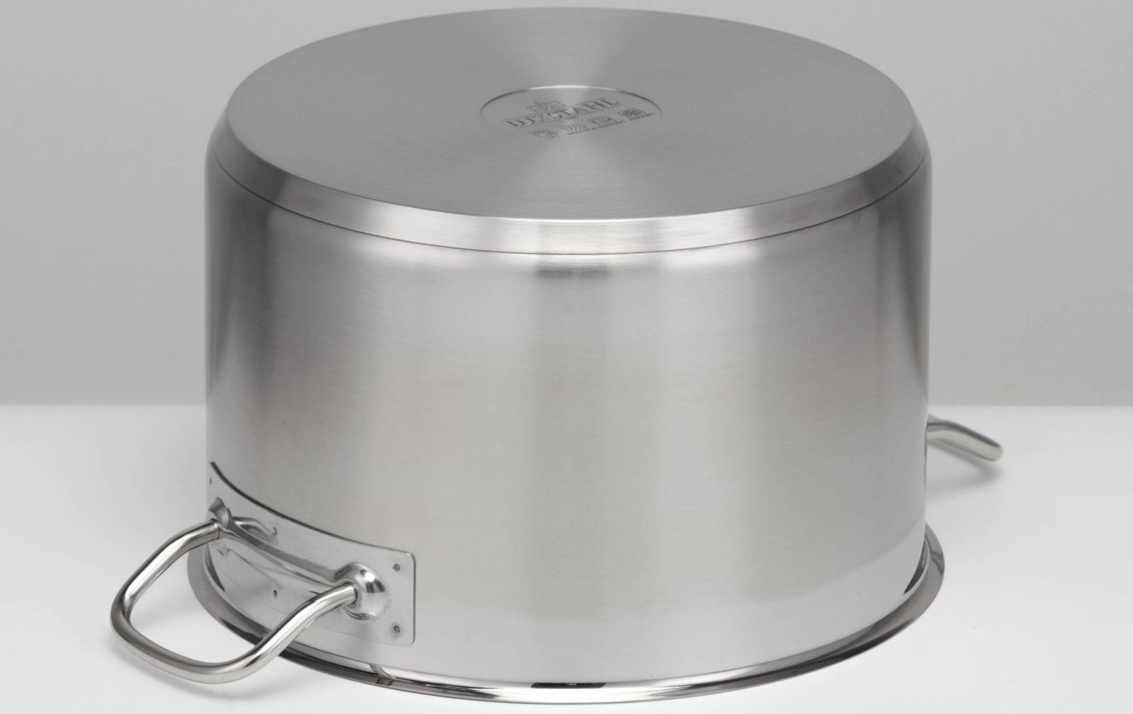 Кастрюля, 7 л, d=25,5 см, h=16 см, металлическая крышка, тройное дно, индукция