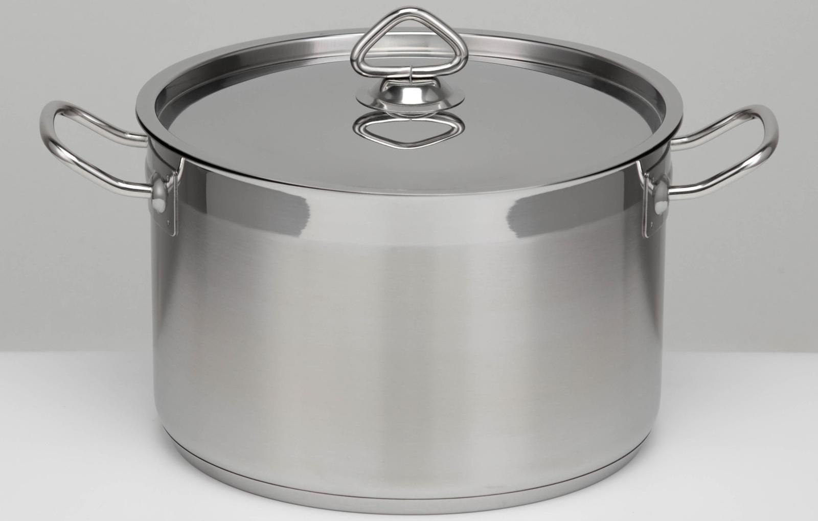 Кастрюля, 7 л, d=25,5 см, h=16 см, металлическая крышка, тройное дно, индукция