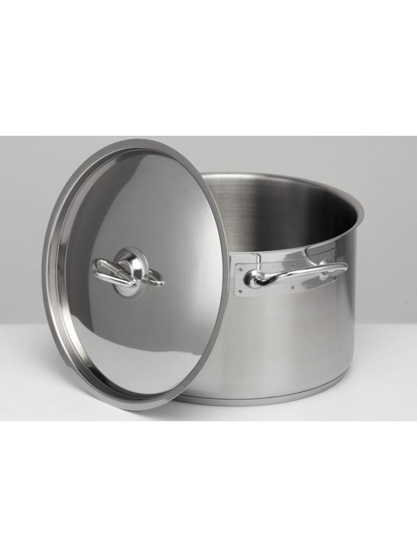 Кастрюля, 7 л, d=25,5 см, h=16 см, металлическая крышка, тройное дно, индукция