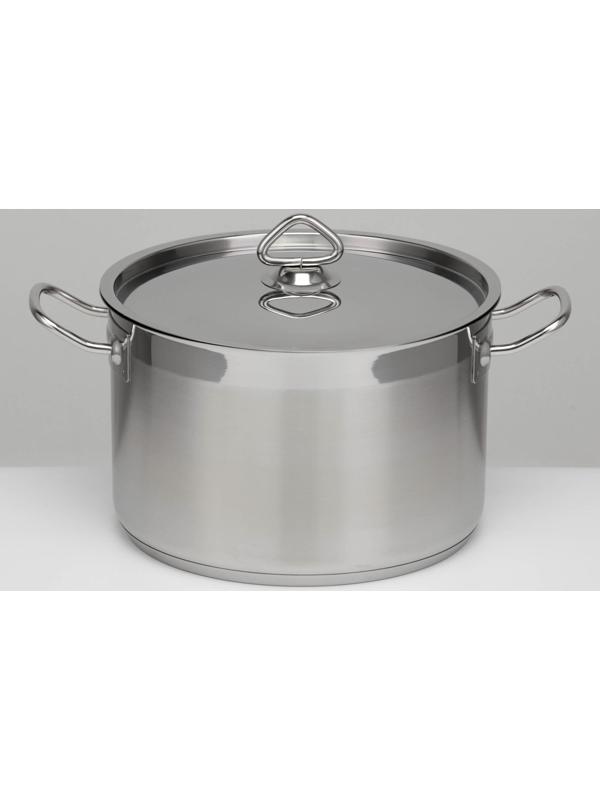 Кастрюля, 7 л, d=25,5 см, h=16 см, металлическая крышка, тройное дно, индукция