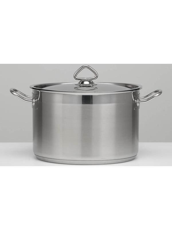 Кастрюля, 7 л, d=25,5 см, h=16 см, металлическая крышка, тройное дно, индукция