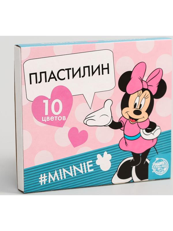 Пластилин 10 цветов 150 г «Минни», Минни Маус