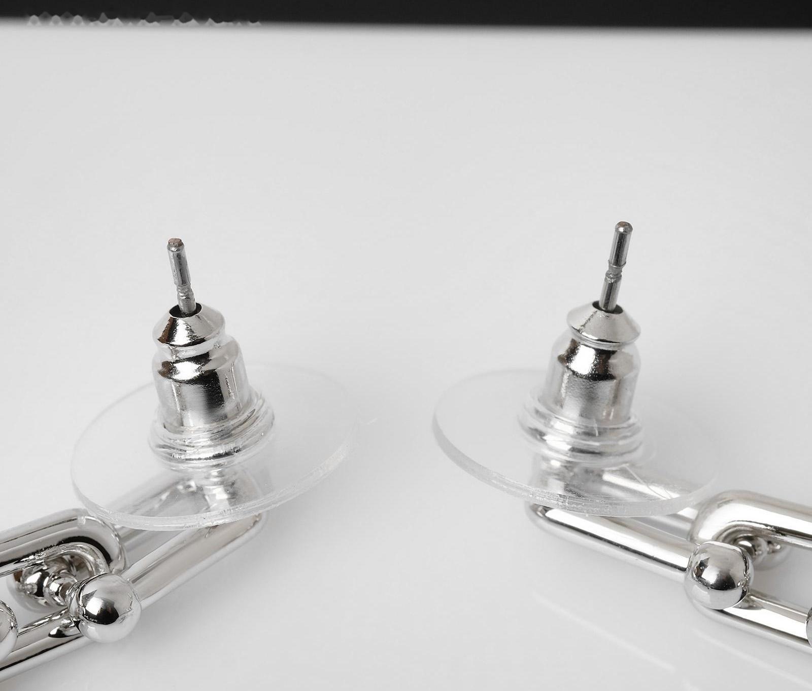 Серьги металл 