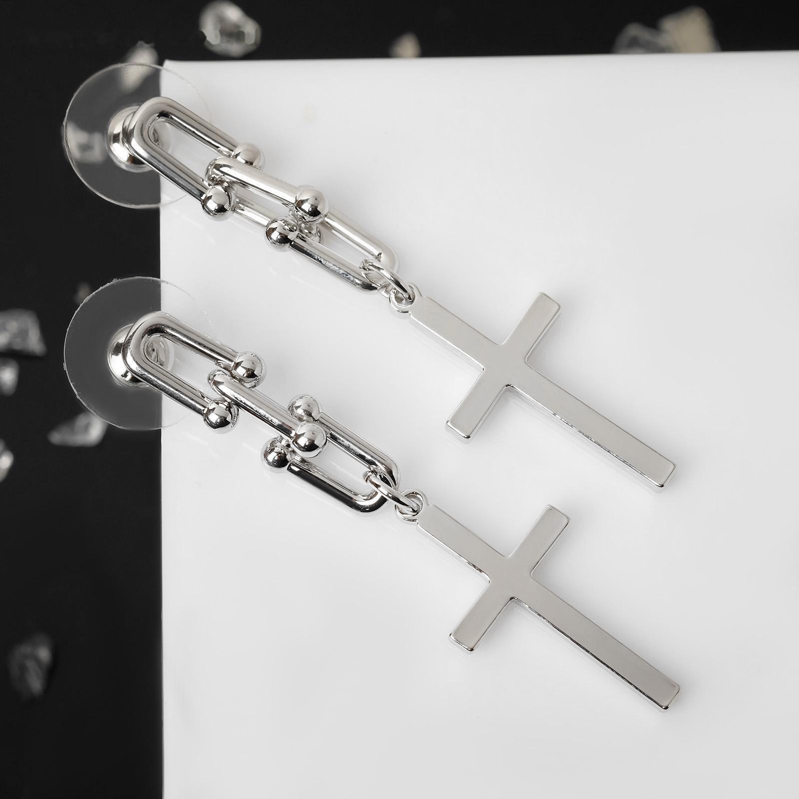 Серьги металл 