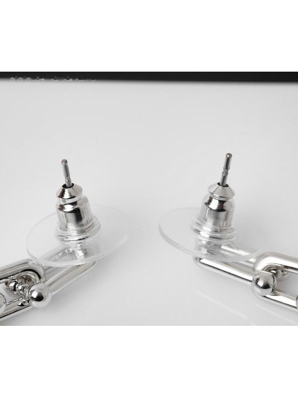 Серьги металл 