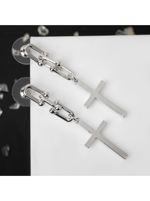 Серьги металл 