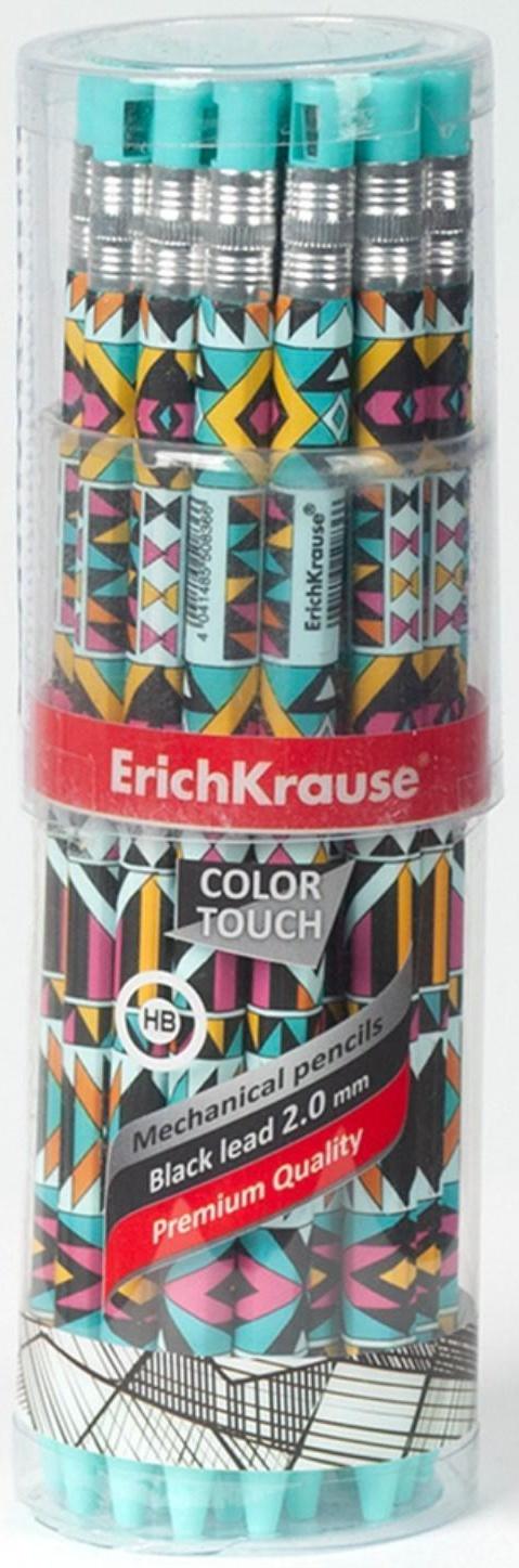 Карандаш механический НВ, 2,0 мм, ErichKrause ColorTouch Ornament, с точилкой, корпус 