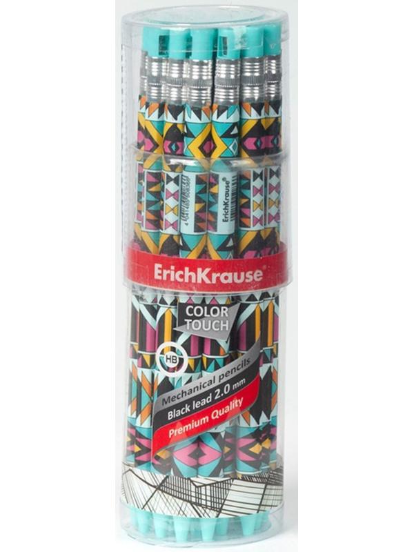 Карандаш механический НВ, 2,0 мм, ErichKrause ColorTouch Ornament, с точилкой, корпус 