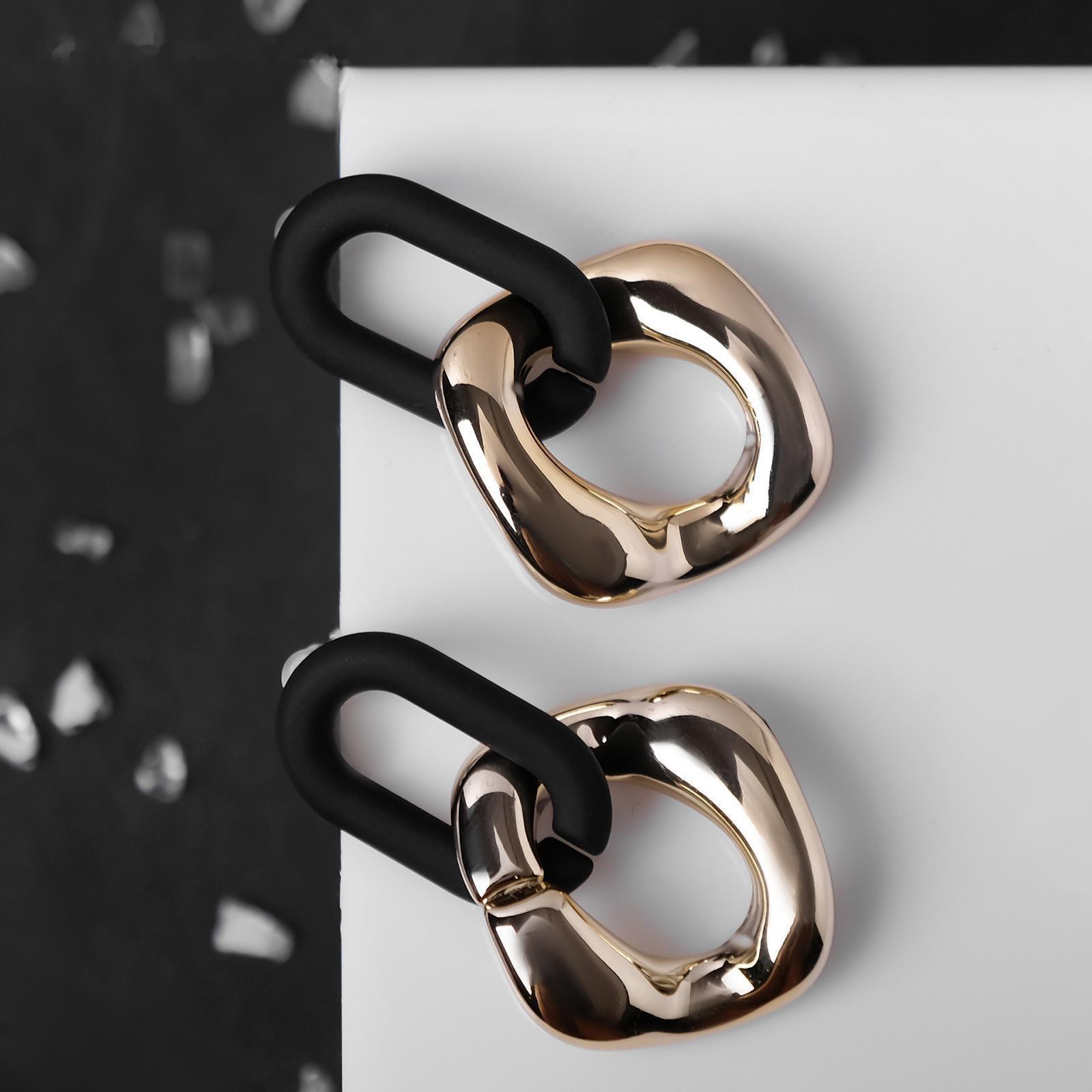 Серьги металл 