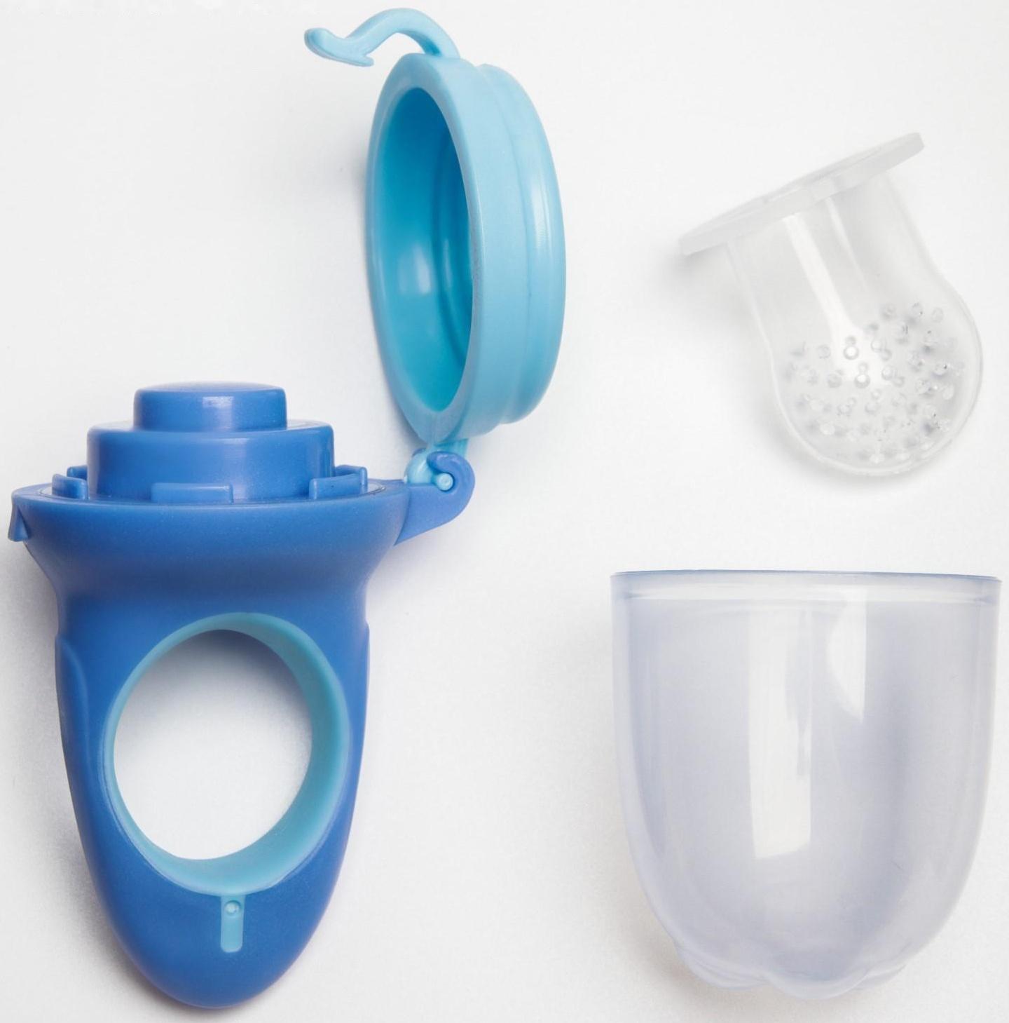 Ниблер для прикорма с силиконовой сеточкой «Бантик», цвет МИКС