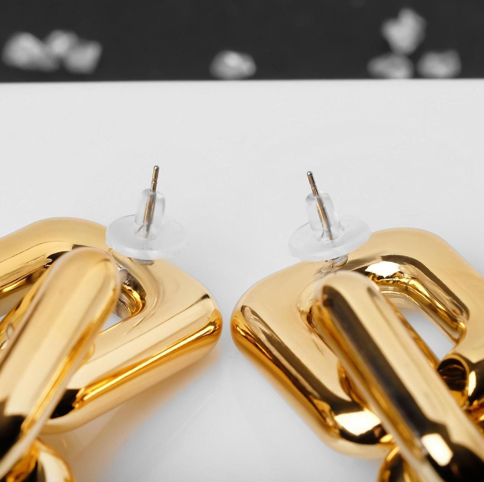 Серьги металл 