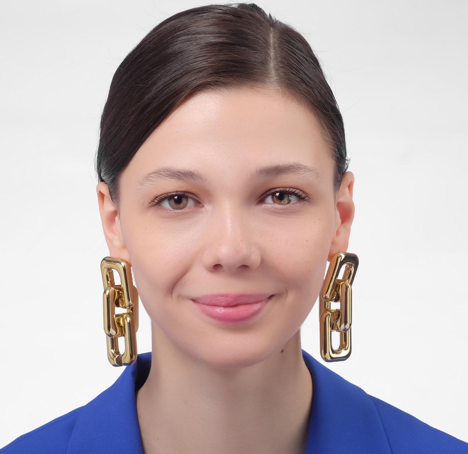 Серьги металл 