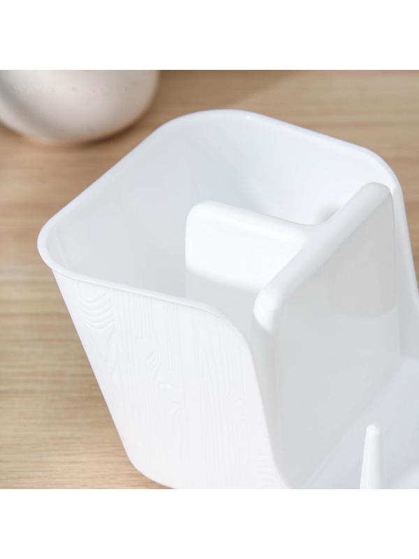 Сушилка для посуды Виолет Mini, 39×12,5×11 см, цвет белый