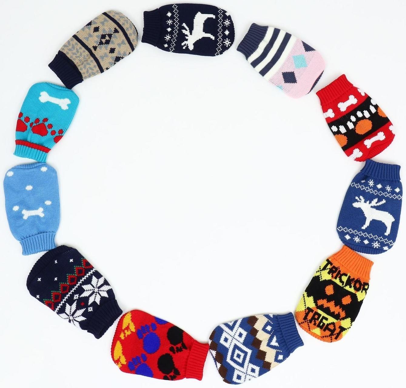 Свитер, размер 6 (24-28 см), микс расцветок