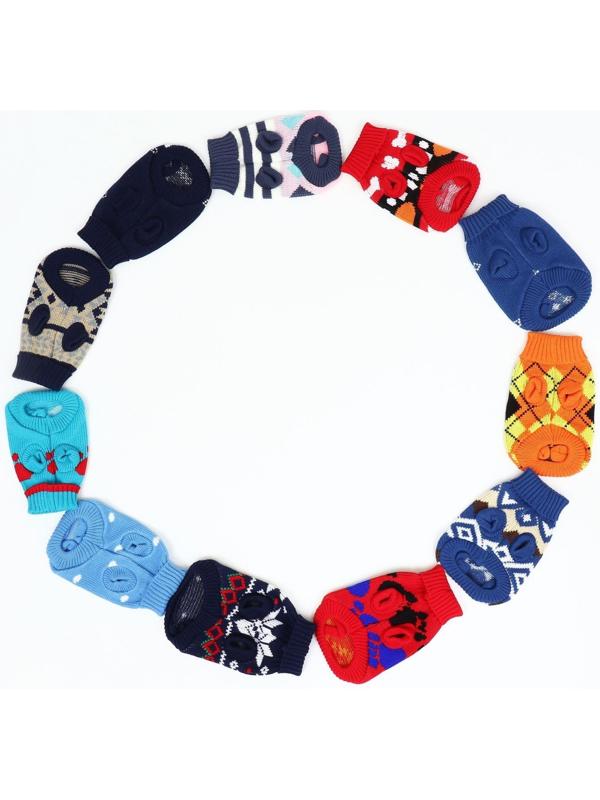 Свитер, размер 6 (24-28 см), микс расцветок