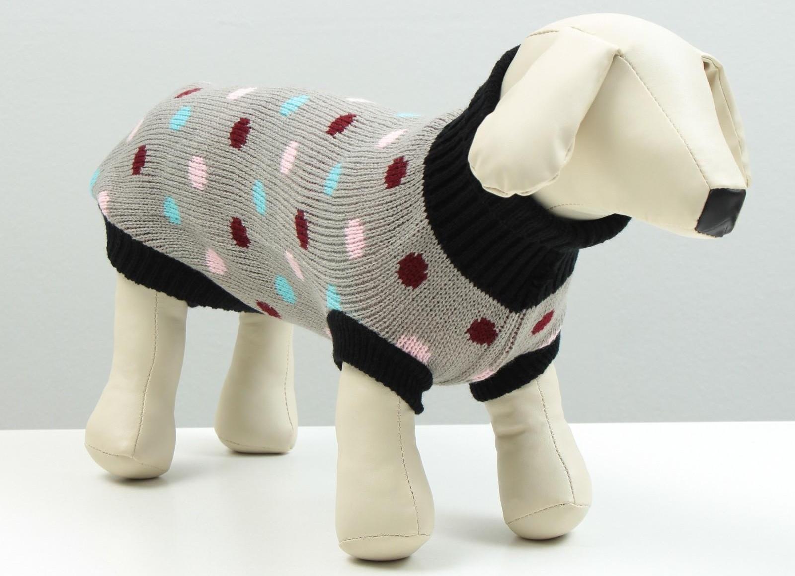 Свитер, размер 16 (ДС 45-60, ОШ 20-37, ОГ 37-52 см), микс расцветок