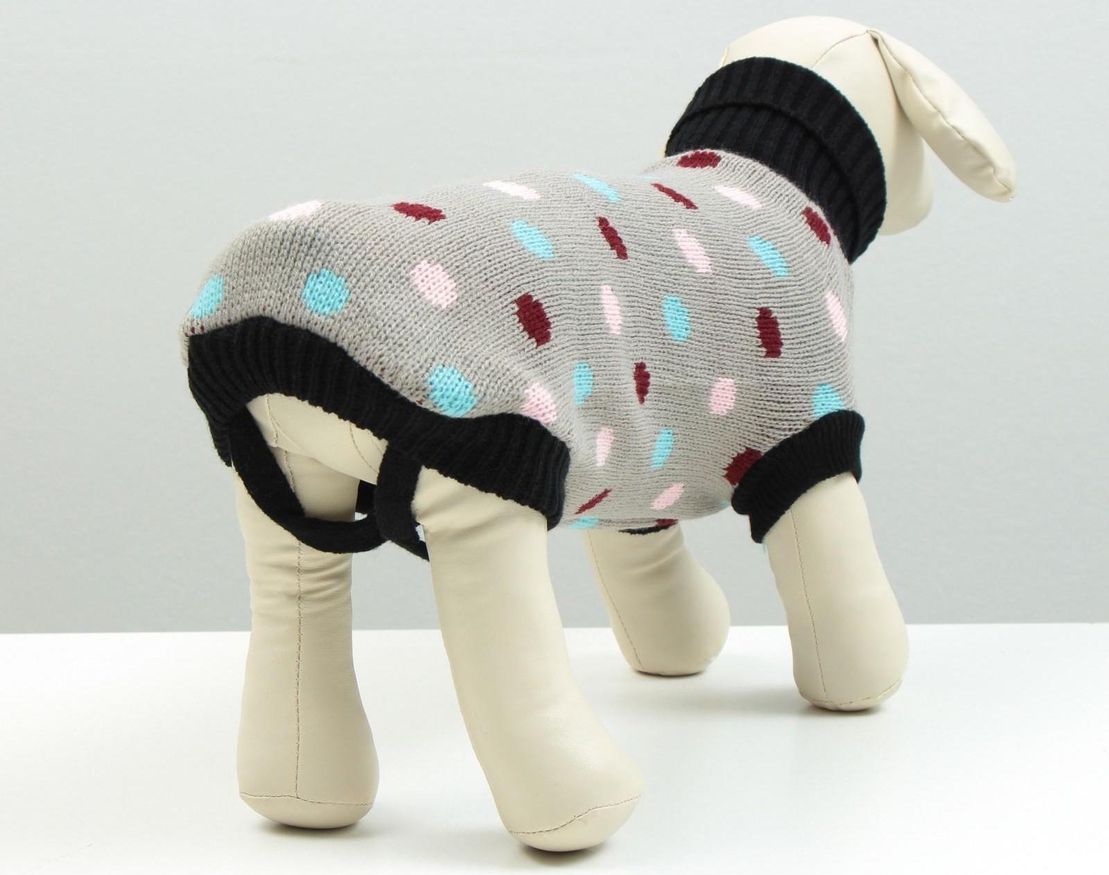 Свитер, размер 16 (ДС 45-60, ОШ 20-37, ОГ 37-52 см), микс расцветок